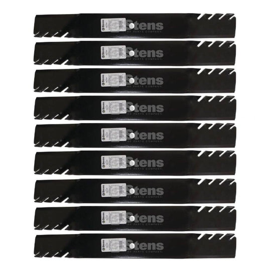 Stens Genuine Part 302 - 824 Toothed Hi - Lift Blade Pack of 9 - SLE Equipment - 1