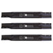 Stens Genuine Part 305 - 589 Medium - Lift Blade Pack of 3 - SLE Equipment - 1