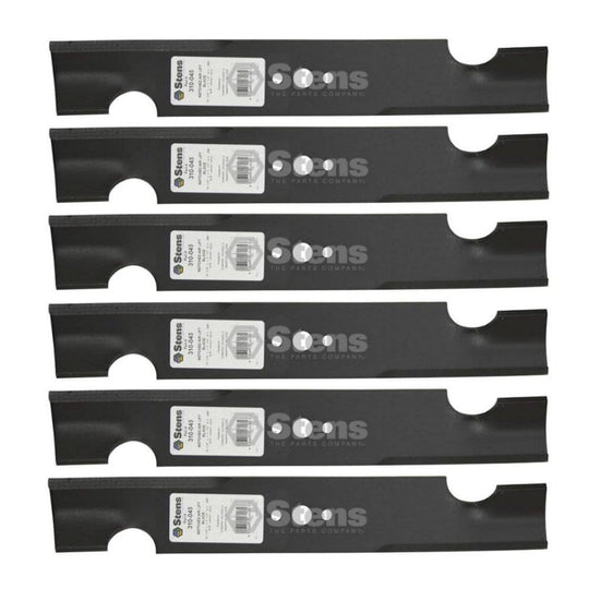 Stens Genuine Part 310 - 045 Notched Air - Lift Blade Pack of 6 - SLE Equipment - 1