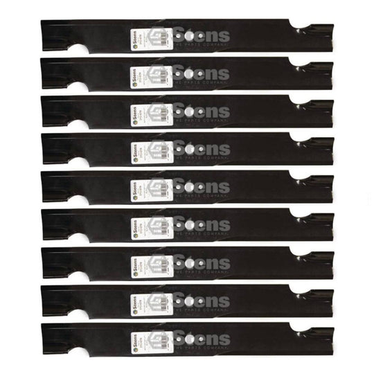 Stens Genuine Part 310 - 078 Notched Air - Lift Blade Pack of 9 - SLE Equipment - 1