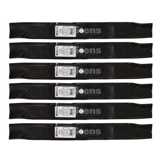 Stens Genuine Part 310 - 086 Rolled Hi - Lift Blade Pack of 6 - SLE Equipment - 1