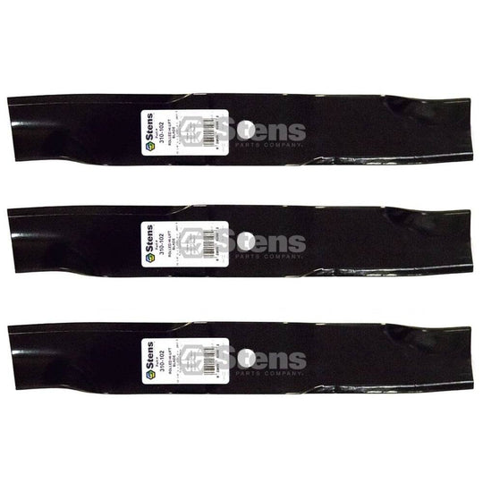 Stens Genuine Part 310 - 102 Rolled Hi - Lift Blade Pack of 3 - SLE Equipment - 1