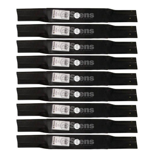 Stens Genuine Part 310 - 405 Hi - Lift Blade Pack of 9 - SLE Equipment - 1