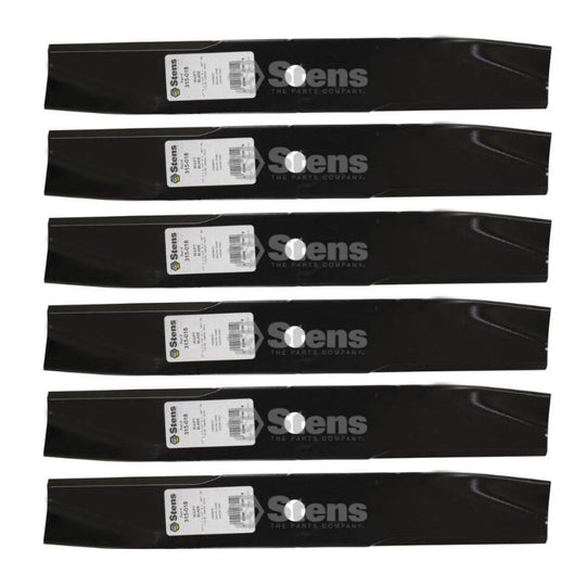 Stens Genuine Part 315 - 018 Hi - Lift Blade Pack of 6 - SLE Equipment - 1
