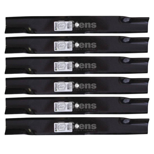 Stens Genuine Part 315 - 499 Hi - Lift Blade Pack of 6 - SLE Equipment - 1