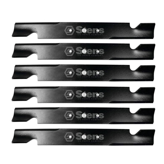 Stens Genuine Part 315 - 872 Notched Air - Lift Blade Pack of 6 - SLE Equipment - 1