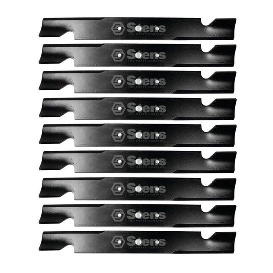 Stens Genuine Part 315 - 872 Notched Air - Lift Blade Pack of 9 - SLE Equipment - 1