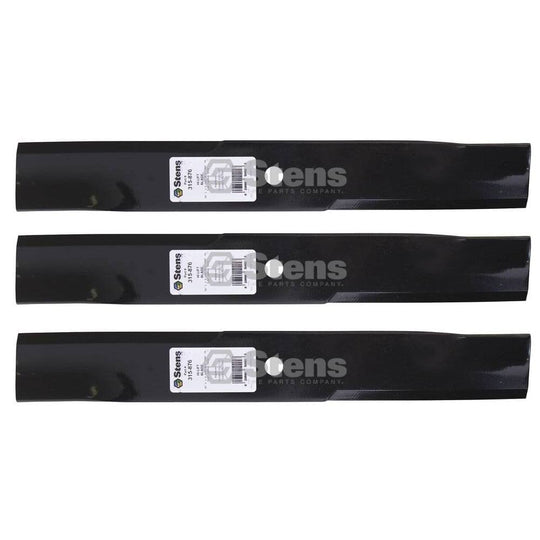 Stens Genuine Part 315 - 876 Hi - Lift Blade Pack of 3 - SLE Equipment - 1