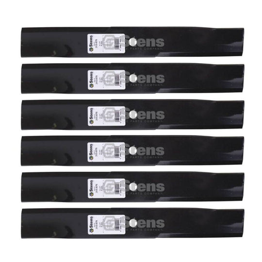 Stens Genuine Part 315 - 876 Hi - Lift Blade Pack of 6 - SLE Equipment - 1