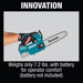Makita XCU06Z 18V LXT Lithium‑Ion Brushless Cordless 10" Top Handle Chain Saw - Tool Only - SLE Equipment - 14