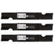 Stens Genuine Part 320 - 040 Notched Air - Lift Blade Pack of 3 - SLE Equipment - 1