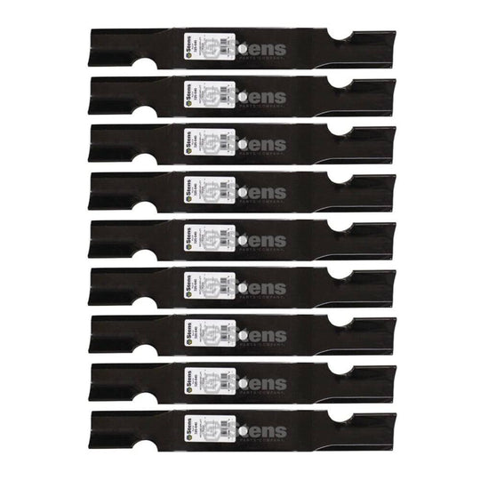 Stens Genuine Part 320 - 040 Notched Air - Lift Blade Pack of 9 - SLE Equipment - 1
