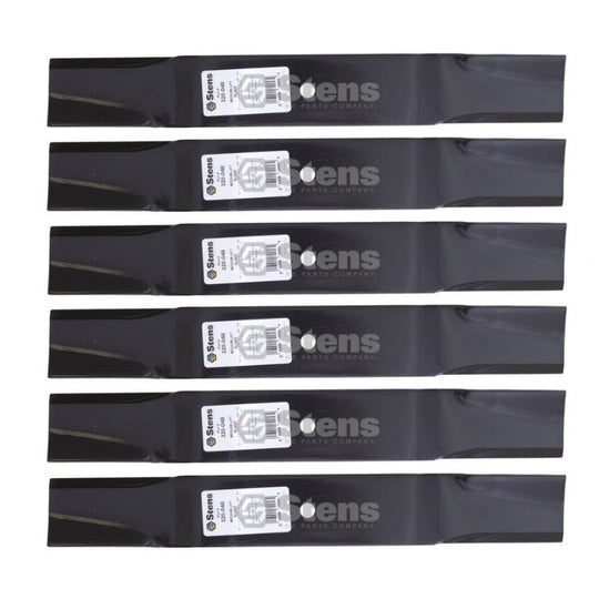 Stens Genuine Part 320 - 048 Medium - Lift Blade Pack of 6 - SLE Equipment - 1