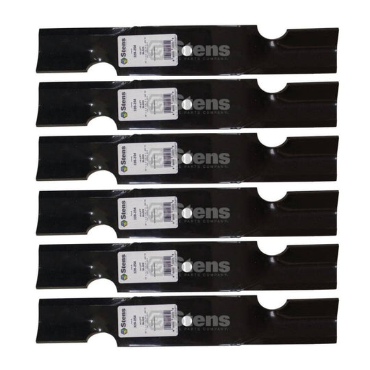 Stens Genuine Part 320 - 254 Hi - Lift Blade Pack of 6 - SLE Equipment - 1
