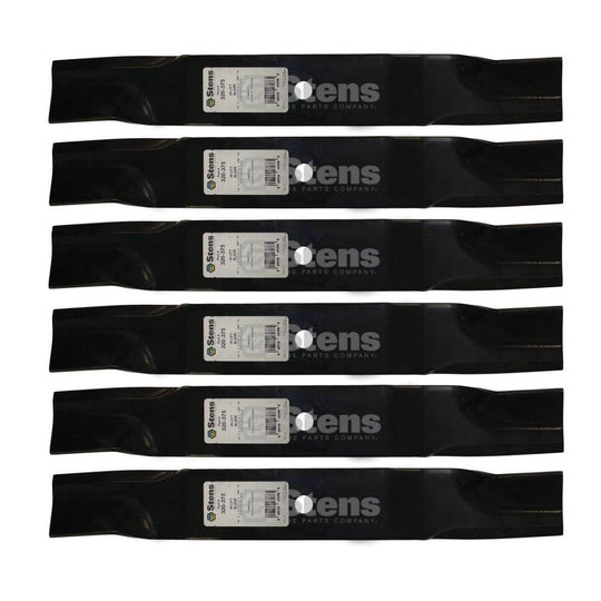 Stens Genuine Part 320 - 375 Hi - Lift Blade Pack of 6 - SLE Equipment - 1