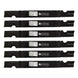 Stens Genuine Part 320 - 425 Notched Hi - Lift Blade Pack of 6 - SLE Equipment - 1