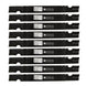 Stens Genuine Part 320 - 425 Notched Hi - Lift Blade Pack of 9 - SLE Equipment - 1