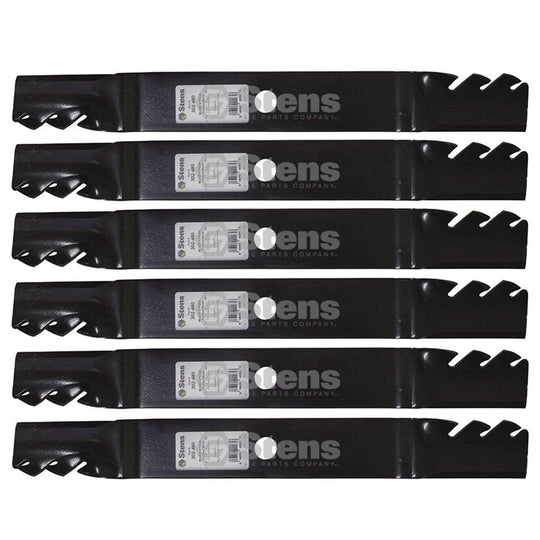 Stens Genuine Part 302 - 480 Toothed Blade Pack of 6 - SLE Equipment - 1