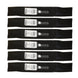 Stens Genuine Part 320 - 500 Hi - Lift Blade Pack of 6 - SLE Equipment - 1