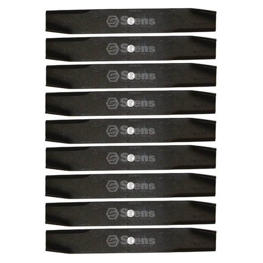 Stens Genuine Part 320 - 507 Hi - Lift Blade Pack of 9 - SLE Equipment - 1