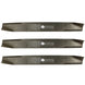 Stens Genuine Part 320 - 511 Hi - Lift Blade Pack of 3 - SLE Equipment - 1