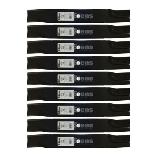 Stens Genuine Part 320 - 604 Hi - Lift Blade Pack of 9 - SLE Equipment - 1