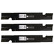 Stens Genuine Part 320 - 702 Hi - Lift Blade Pack of 3 - SLE Equipment - 1