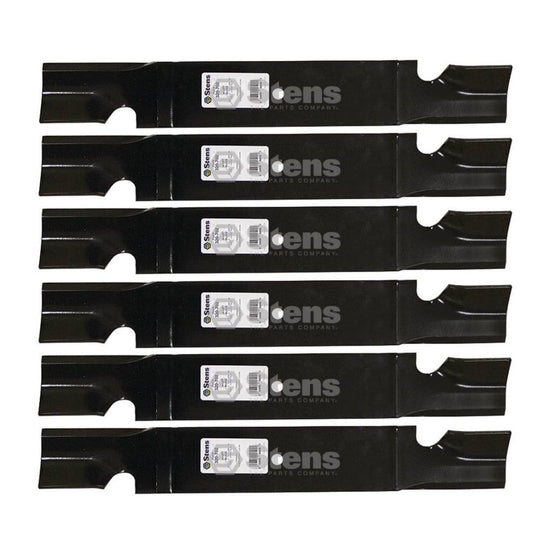 Stens Genuine Part 320 - 702 Hi - Lift Blade Pack of 6 - SLE Equipment - 1