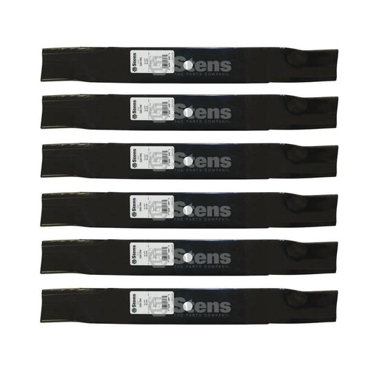 Stens Genuine Part 320 - 704 Hi - Lift Blade Pack of 6 - SLE Equipment - 1