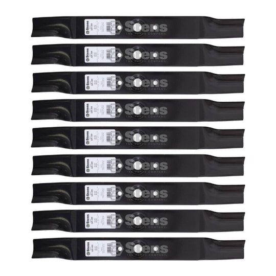 Stens Genuine Part 325 - 005 Hi - Lift Blade Pack of 9 - SLE Equipment - 1