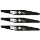 Stens Genuine Part 325 - 013 Upper Mulching Blade Pack of 3 - SLE Equipment - 2