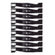 Stens Genuine Part 325 - 100 Lower Mulching Blade Pack of 9 - SLE Equipment - 1