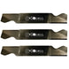 Stens Genuine Part 325 - 175 Hi - Lift Blade Pack of 3 - SLE Equipment - 2