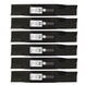 Stens Genuine Part 325 - 278 Hi - Lift Blade Pack of 6 - SLE Equipment - 1