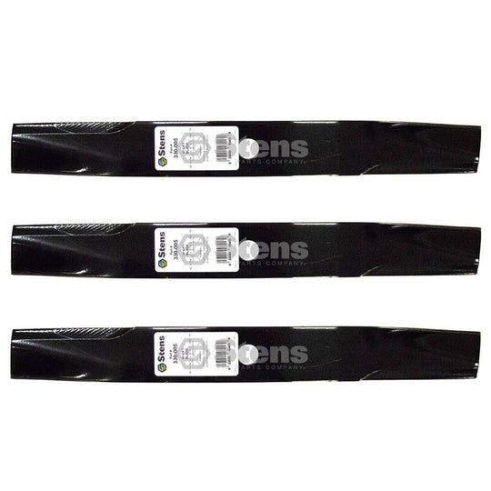 Stens Genuine Part 330 - 005 Hi - Lift Blade Pack of 3 - SLE Equipment - 1