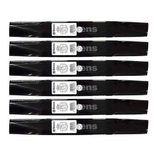 Stens Genuine Part 330 - 005 Hi - Lift Blade Pack of 6 - SLE Equipment - 1