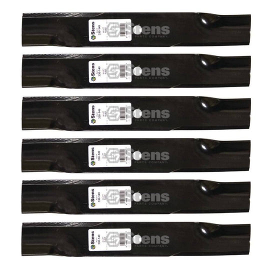 Stens Genuine Part 330 - 149 Hi - Lift Blade Pack of 6 - SLE Equipment - 1