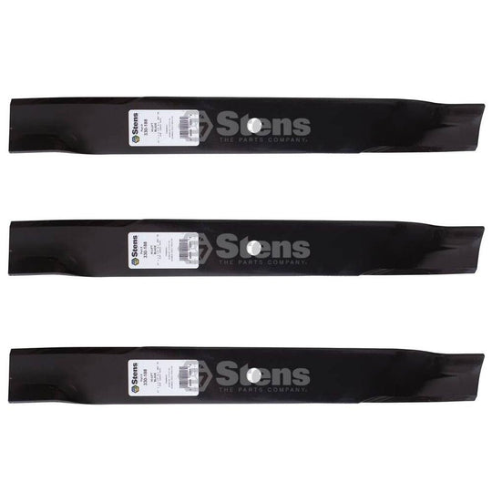 Stens Genuine Part 330 - 188 Hi - Lift Blade Pack of 3 - SLE Equipment - 1