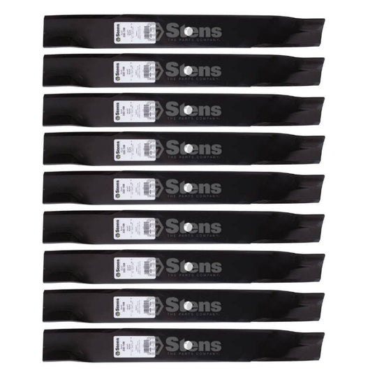 Stens Genuine Part 330 - 188 Hi - Lift Blade Pack of 9 - SLE Equipment - 1