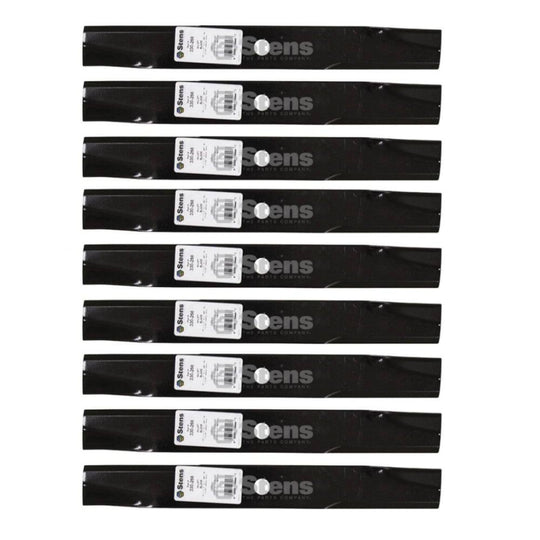 Stens Genuine Part 330 - 266 Hi - Lift Blade Pack of 9 - SLE Equipment - 1