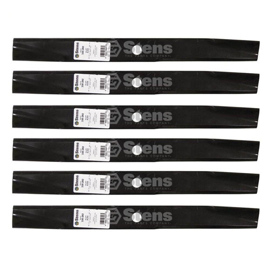 Stens Genuine Part 330 - 282 Hi - Lift Blade Pack of 6 - SLE Equipment - 1