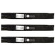 Stens Genuine Part 330 - 302 Hi - Lift Blade Pack of 3 - SLE Equipment - 1