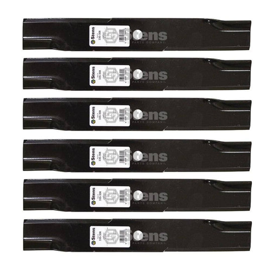 Stens Genuine Part 330 - 308 Low - Lift Blade Pack of 6 - SLE Equipment - 1