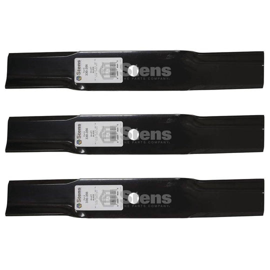 Stens Genuine Part 330 - 356 Hi - Lift Blade Pack of 3 - SLE Equipment - 2