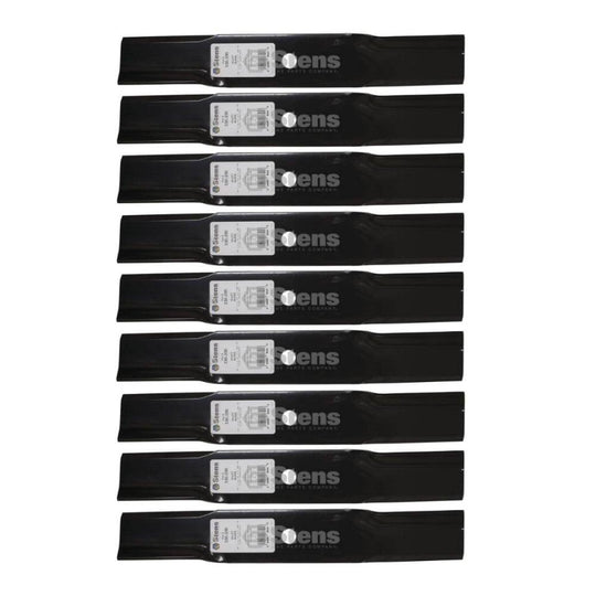 Stens Genuine Part 330 - 356 Hi - Lift Blade Pack of 9 - SLE Equipment - 1