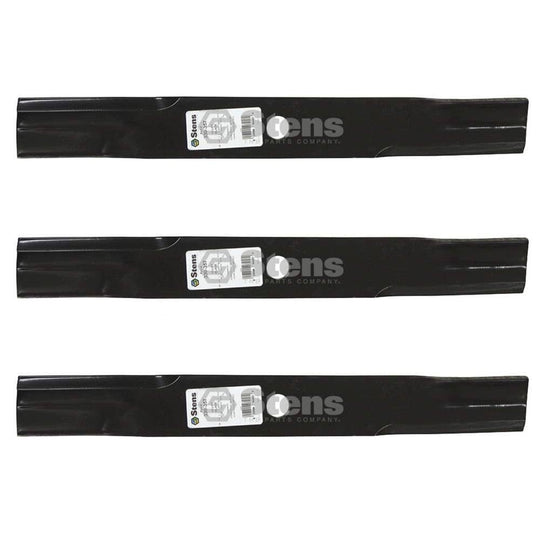 Stens Genuine Part 330 - 357 Hi - Lift Blade Pack of 3 - SLE Equipment - 1