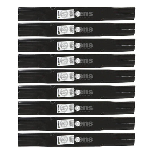 Stens Genuine Part 330 - 357 Hi - Lift Blade Pack of 9 - SLE Equipment - 1