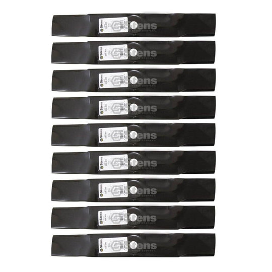 Stens Genuine Part 330 - 369 Hi - Lift Blade Pack of 9 - SLE Equipment - 1