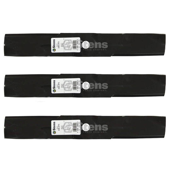 Stens Genuine Part 330 - 373 Hi - Lift Blade Pack of 3 - SLE Equipment - 1