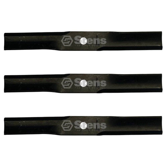Stens Genuine Part 330 - 385 Hi - Lift Blade Pack of 3 - SLE Equipment - 1